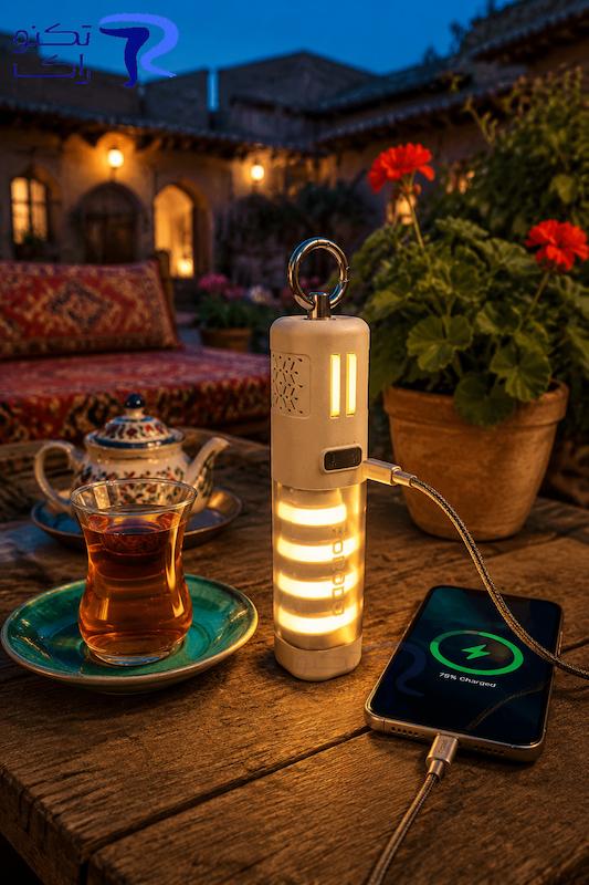 پاوربانک، حشره‌کش و چراغ قوه Porodo مدل PDNDC017KH