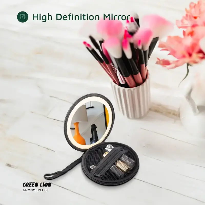 کیف آرایشی گرین لاین Green Lion مدل GL-MR16 آینه دار