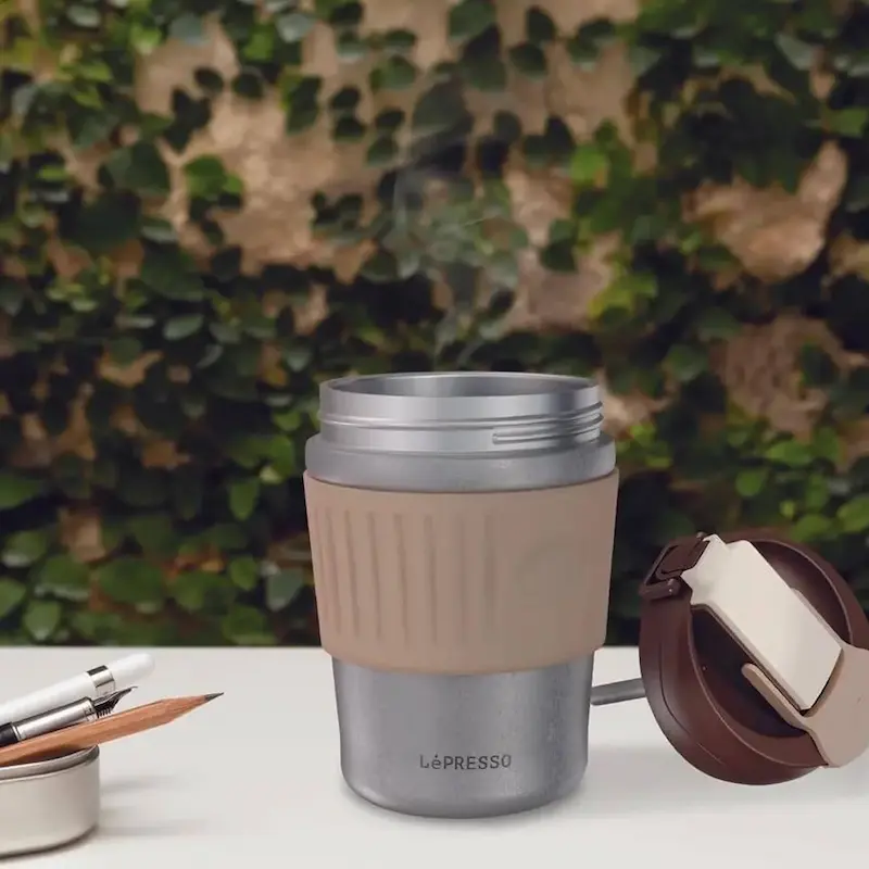 ماگ مسافرتی دو درپوش Lepresso