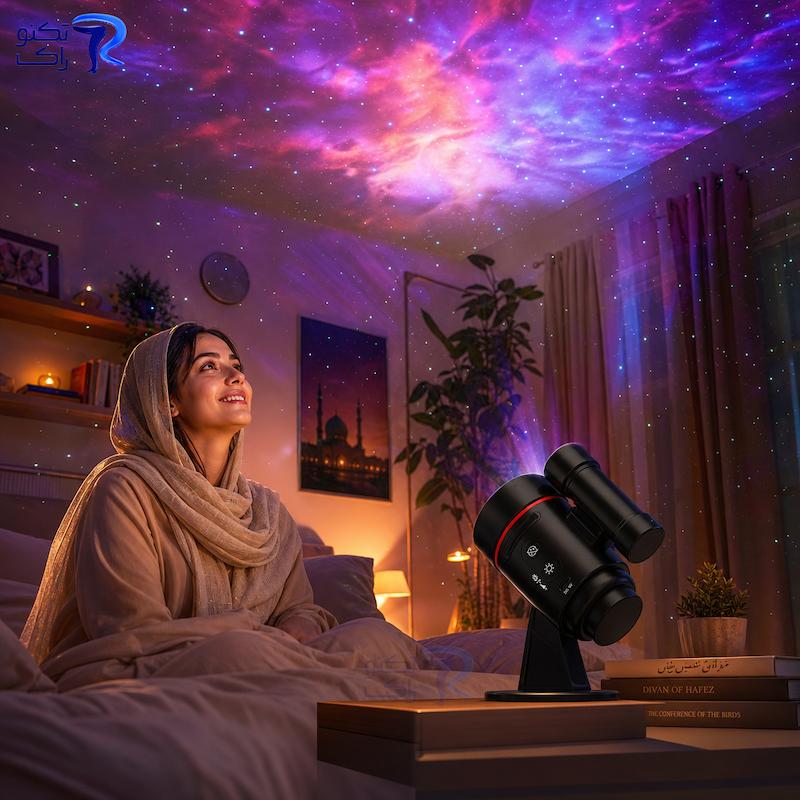 پروژکتور کهکشانی و چراغ خواب VANSMAGO مدل DWMD-02