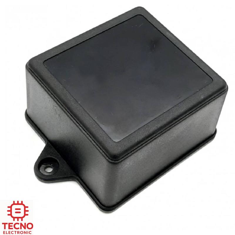 جعبه برد پلاستیکی مشکی پیچ خور مدل BMW-B سایز 75x70x45mm