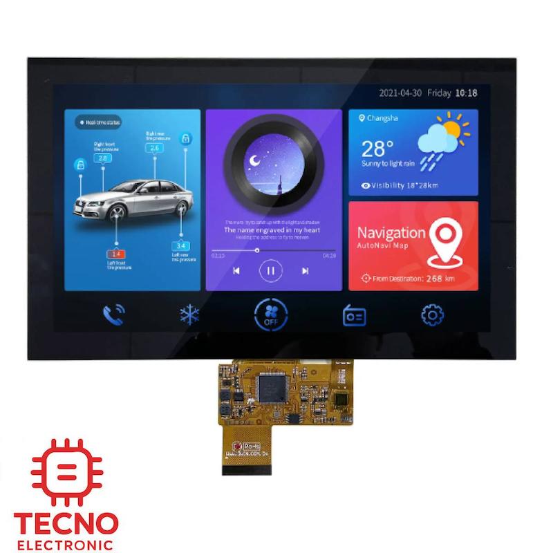 ال سی دی صفحه نمایش لمسی COF 10.1 اینچی 