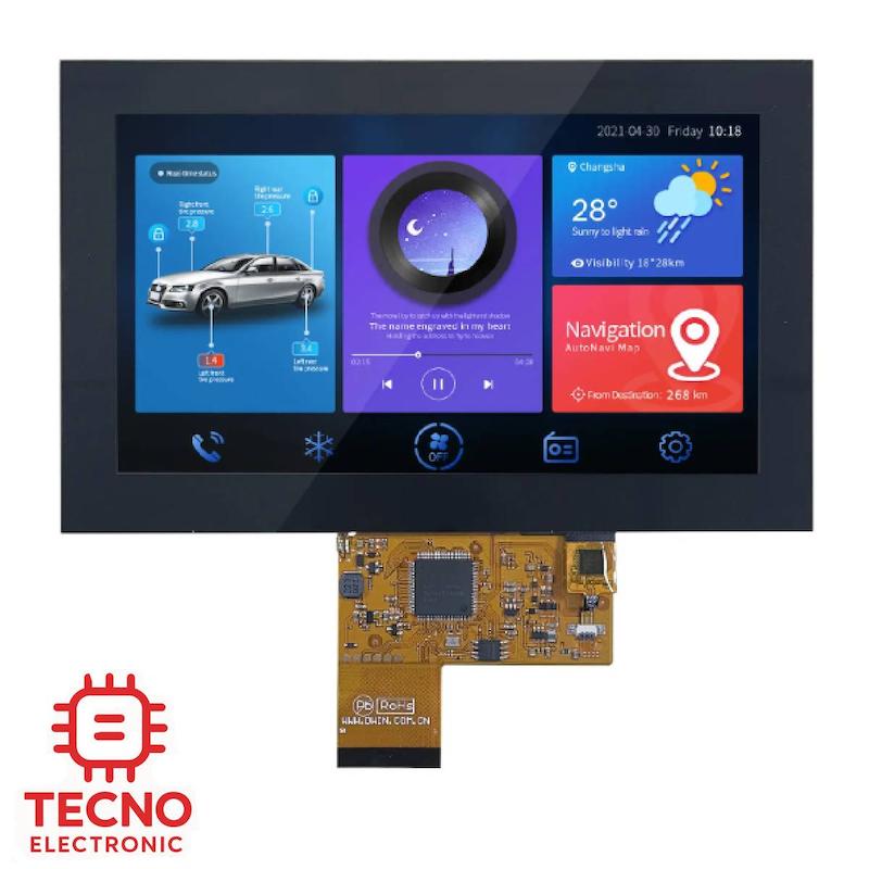 ال سی دی صفحه نمایش لمسی 7 اینچی 