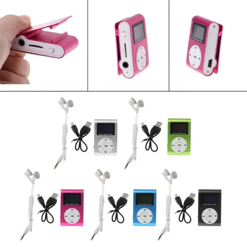 mp3 player دیجیتال پخش کننده موزیک همراه باکس پلاستیکی 