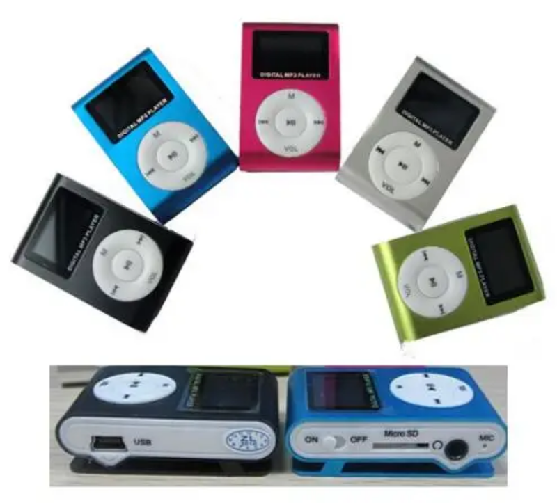 mp3 player دیجیتال پخش کننده موزیک همراه باکس پلاستیکی 