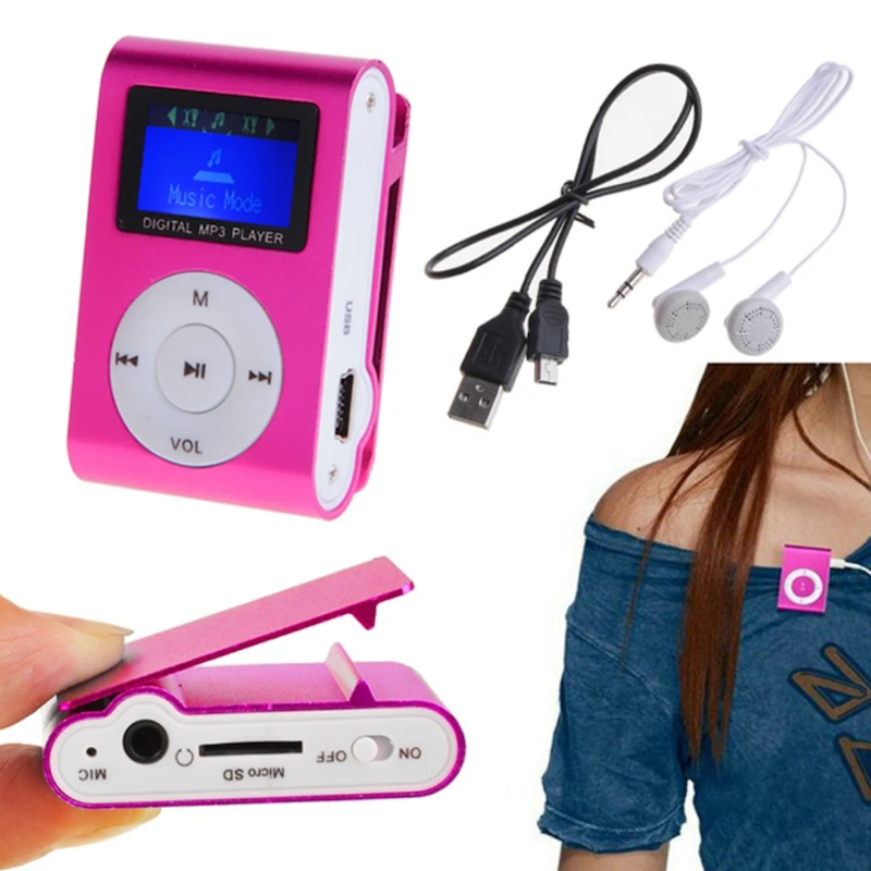 mp3 player دیجیتال پخش کننده موزیک همراه باکس پلاستیکی 