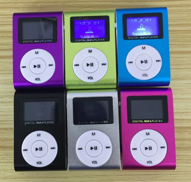 mp3 player دیجیتال پخش کننده موزیک همراه باکس پلاستیکی 