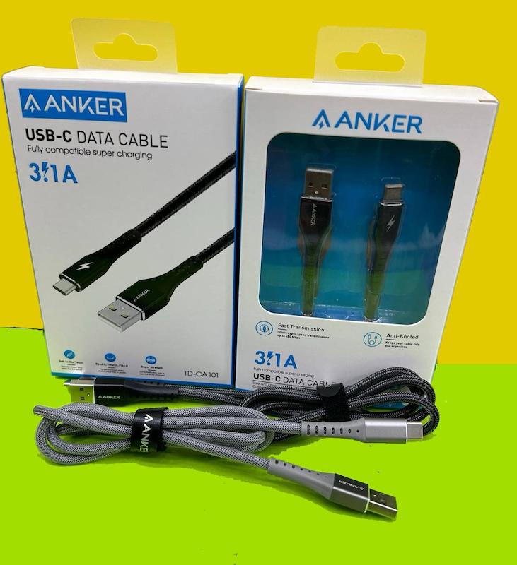 کابل شارژ میکرو اندروید فست شارژ کنفی پکدار ANKER 