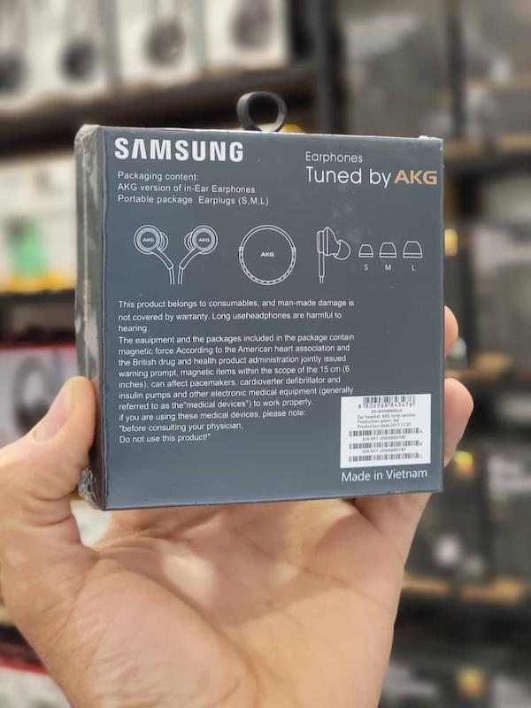 هندزفری AKG سامسونگ مدل TYPE-C تایپ سی  ساخت ویتنام پکدار طلقی اورجینال 