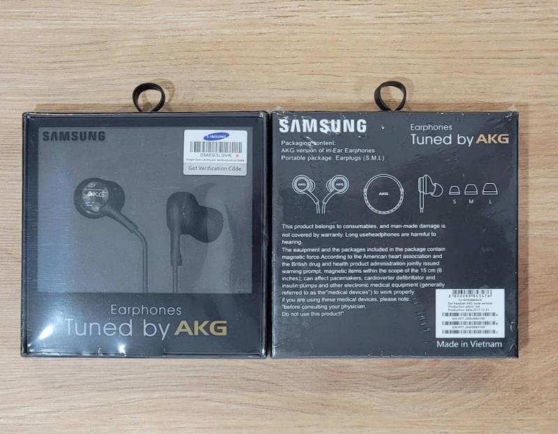 هندزفری AKG سامسونگ مدل TYPE-C تایپ سی  ساخت ویتنام پکدار طلقی اورجینال 