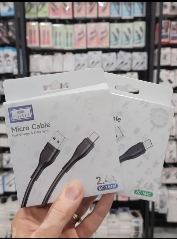 کابل شارژر تایپ سی فست شارژ مدل ارلدام رنگ مشکی 