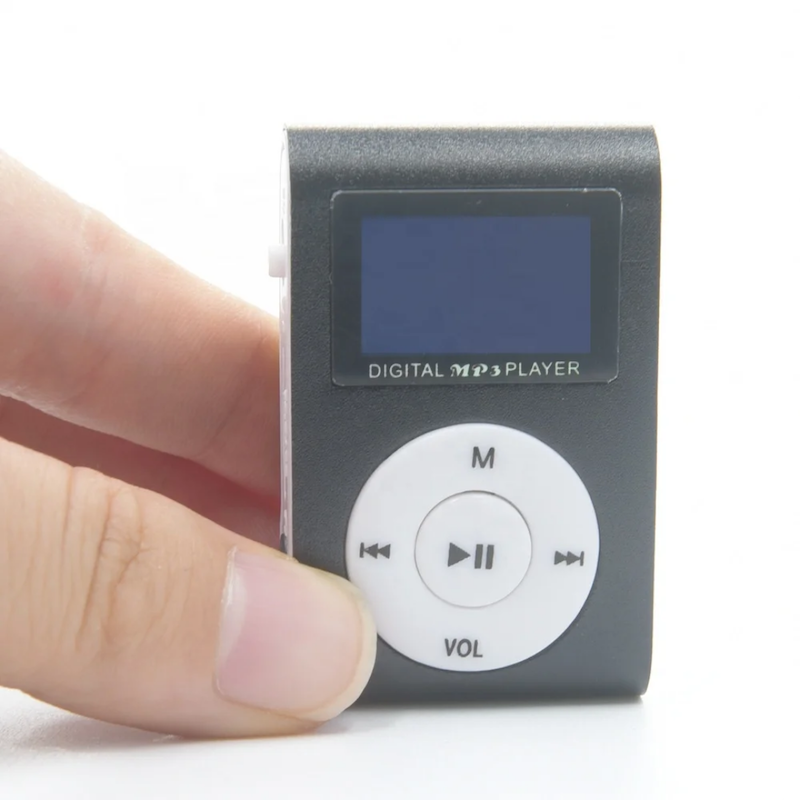 mp3 player دیجیتال دارای صفحه نمایش پک نایلونی با هندزفری ساده 