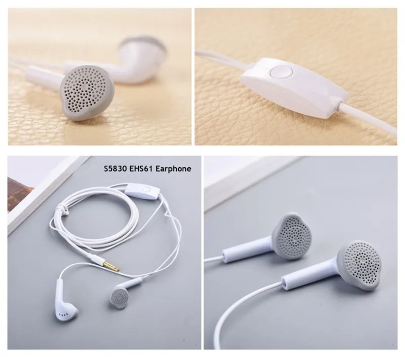 هندزفری YJ سامسونگ جک 3.5 میلیمتری ساخت ویتنام رنگ سفید 