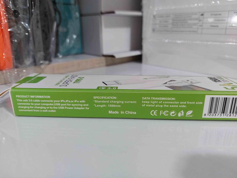 کابل شارژ تایپ سی TYPE-C فست شارژ سیلیکونی برند Goullerdar 