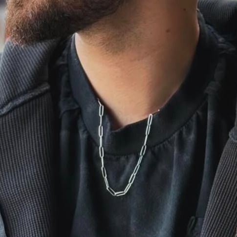 گردنبند زنجیر هرمس  60 سانت