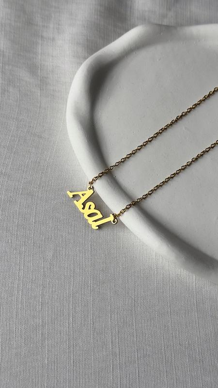 گردنبند اسم عسل