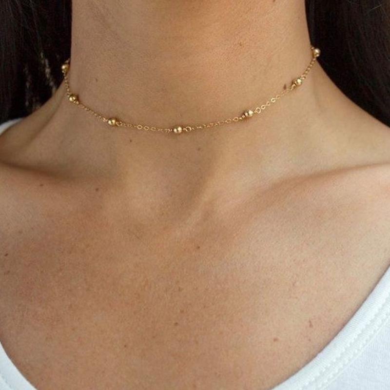 گردنبند چوکر توپی