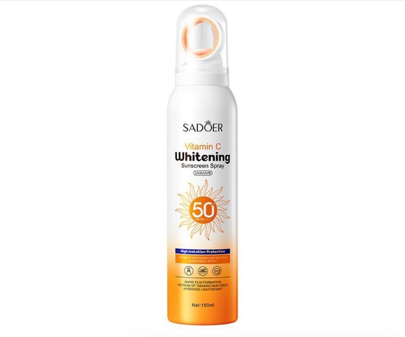 اسپری ضد آفتاب سادور ویتامین C SPF 50 حجم 150 میل | SADOER Vitamin C Sunscreen Spray