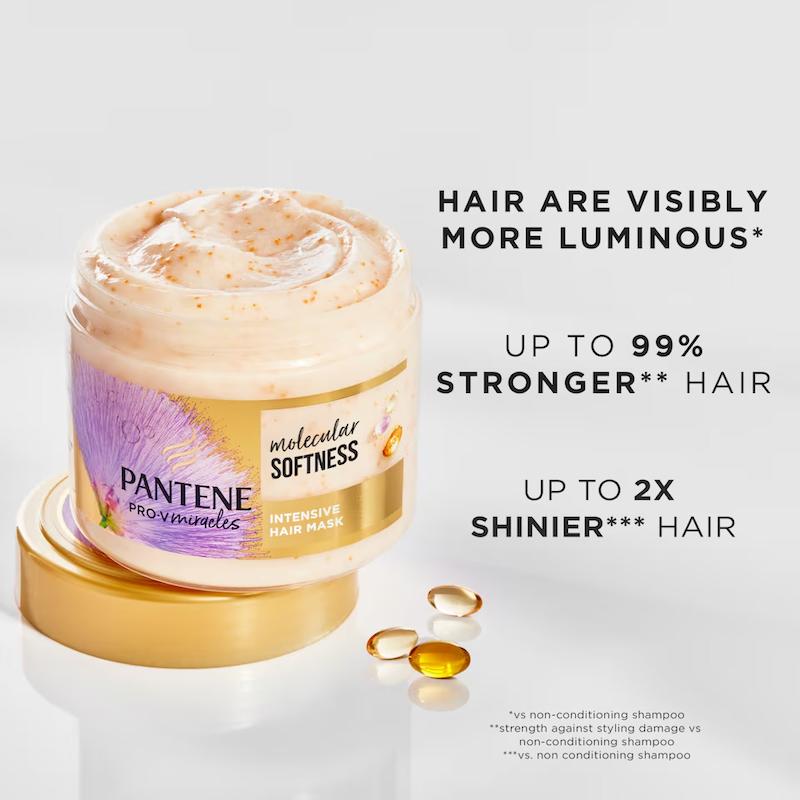 ماسک موی پنتن پرو وی مدل Miracles Molecular Softness حجم 300 میل اصل