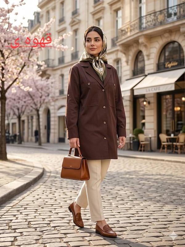 شومیز مانتویی مدل آریسا کد1574