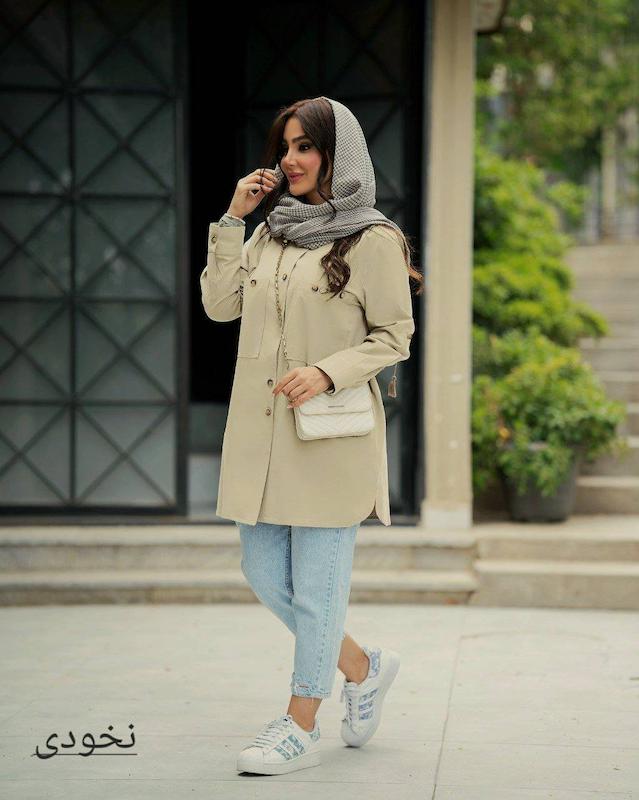 شومیز مانتویی مدل آریسا کد1574