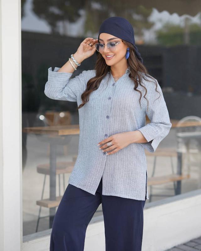 شومیز مدل داماسک کد1383