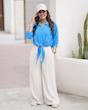 شومیز گره ای پری مودال کد958