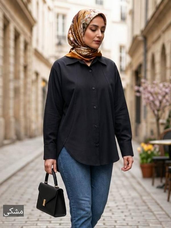 مانتو شومیزی مدل ملین کد105