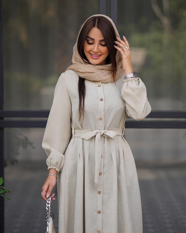 مانتو پیراهنی شانتون مدل پریزاد کد۱۷۱