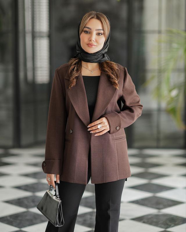 کت یقه انگلیسی مدل صحرا کد835