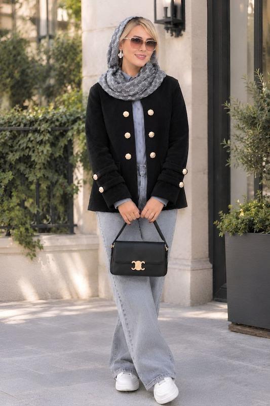 کت مزونی دخترونه مخمل کبریتی 