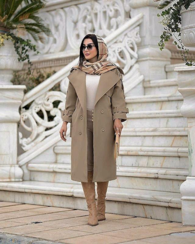بارانی آستردار مدل الیا کد46