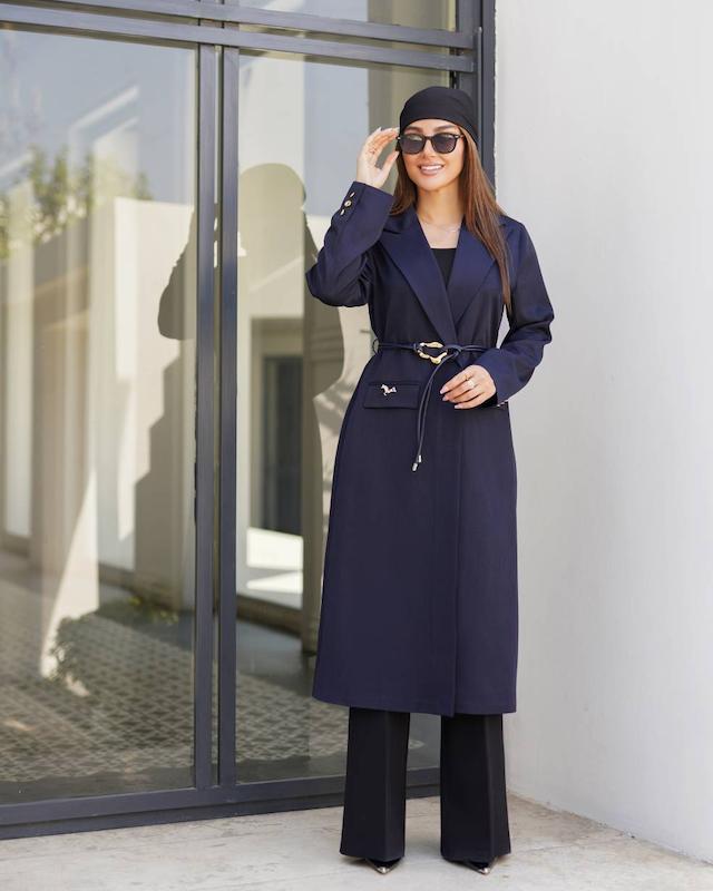 مانتو یقه بلیزری مدل ماندانا کد845