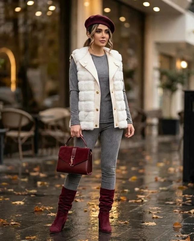 وست خز روسی عروسکی زنانه مدل آیدا