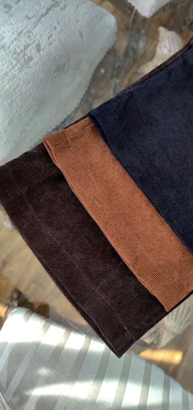 شلوار مخمل کبریتی نیم بگ زنانه مدل نیلو