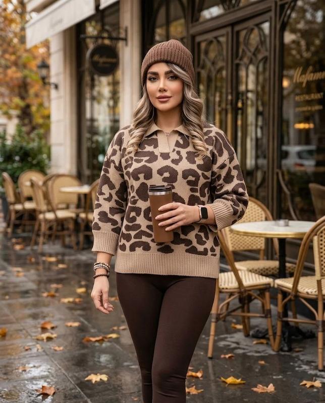 پلوشرت بافت زنانه مدل رانا