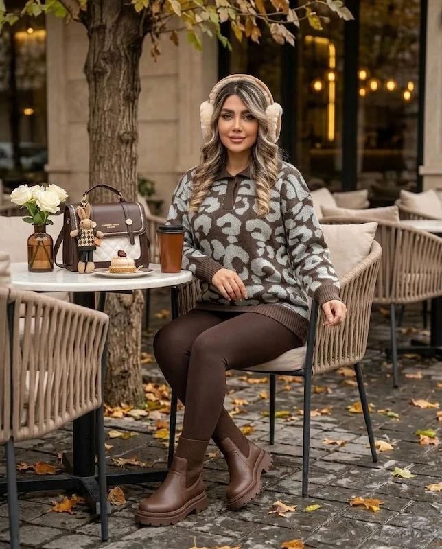 پلوشرت بافت زنانه مدل رانا
