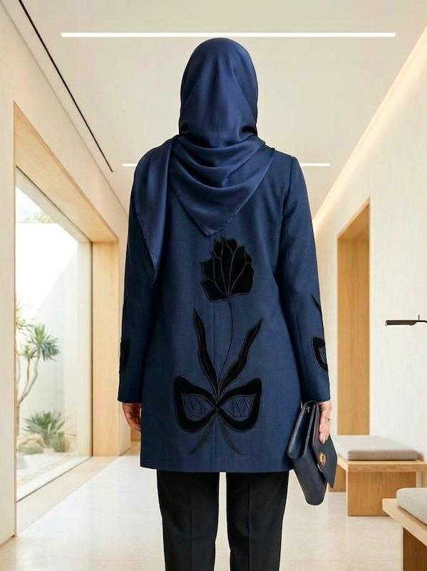 مانتو مزونی ومجلسی مدل ژینا کد۵۴
