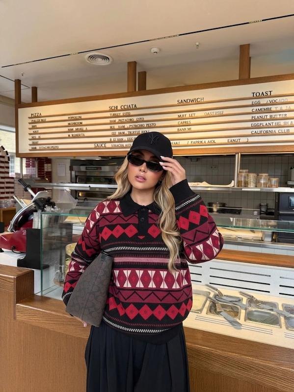 پلوشرت بافت زنانه مدل شاهکار