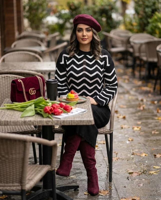 سارافون و رویه بافت مدل روناک