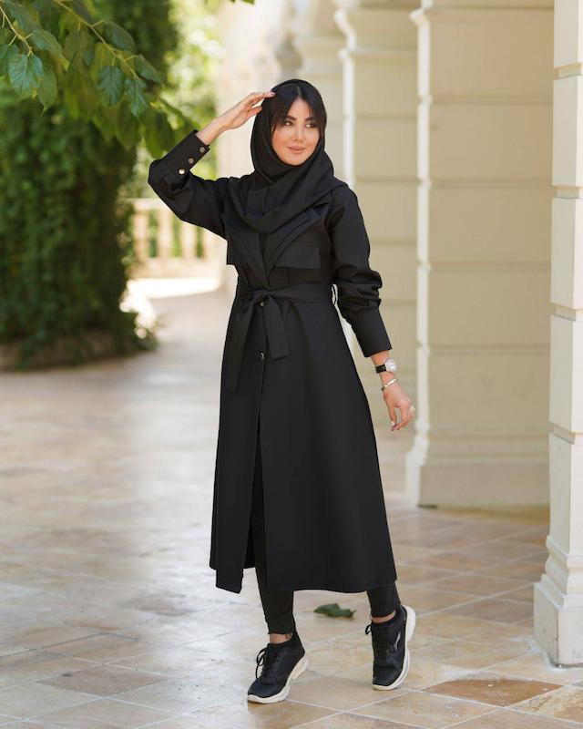 مانتو اداری دانشجویی ساده دویقه بلند