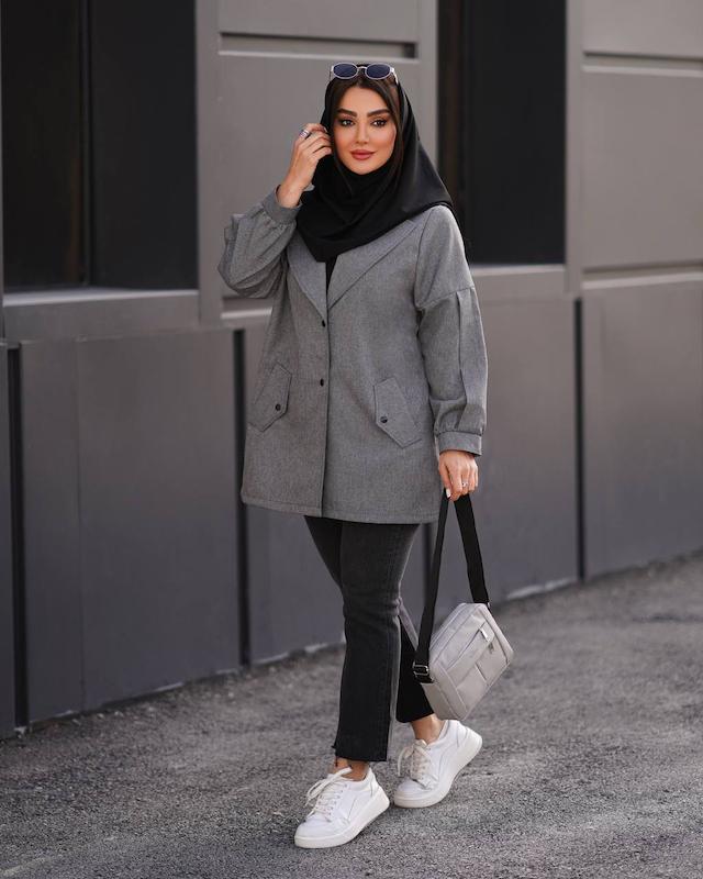 مانتو اداری دانشجویی پرشیا کوتاه