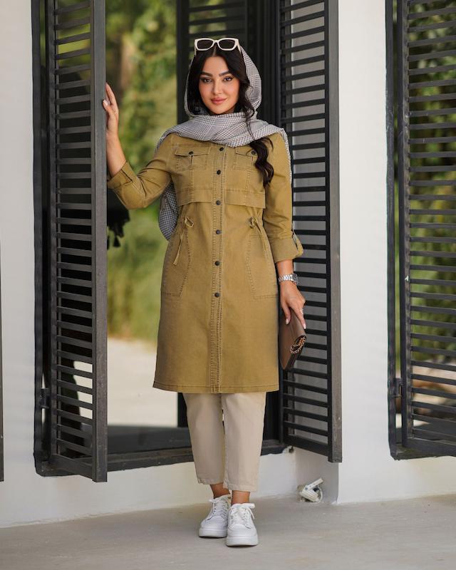 مانتو پاییزه مدل حنانه