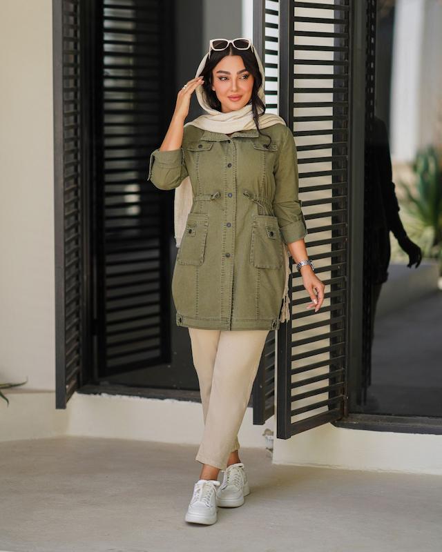 مانتو پاییزه مدل آرمیلا