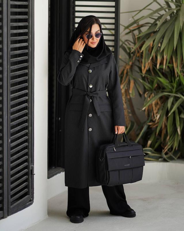 مانتو دانشجویی اداری مدل کهرباکد154