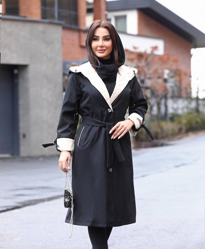 بارانی کلاهدار مدل شفق