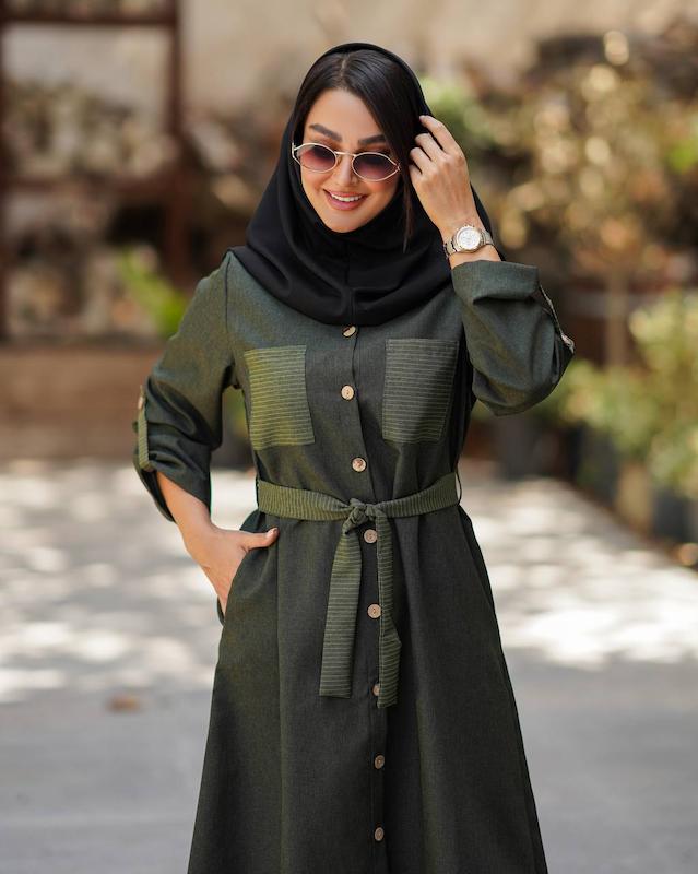 مانتو دانشجویی اداری مدل رعنا کد۱۵۶