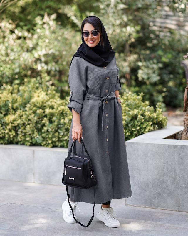 مانتو دانشجویی اداری مدل رعنا کد۱۵۶