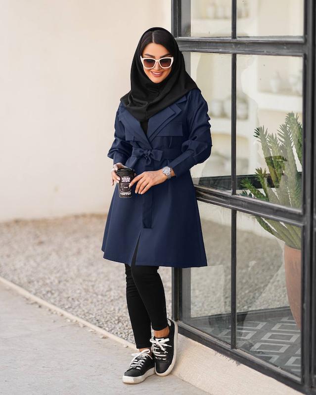 مانتودانشجویی اداری دویقه کوتاه کد ۱۵۲