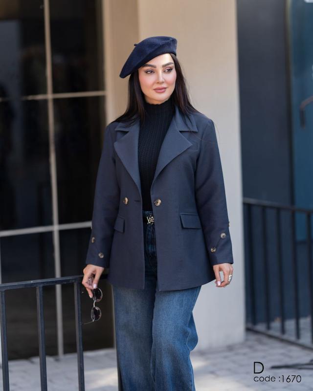 کت زنانه پاییزه مدل ریوا